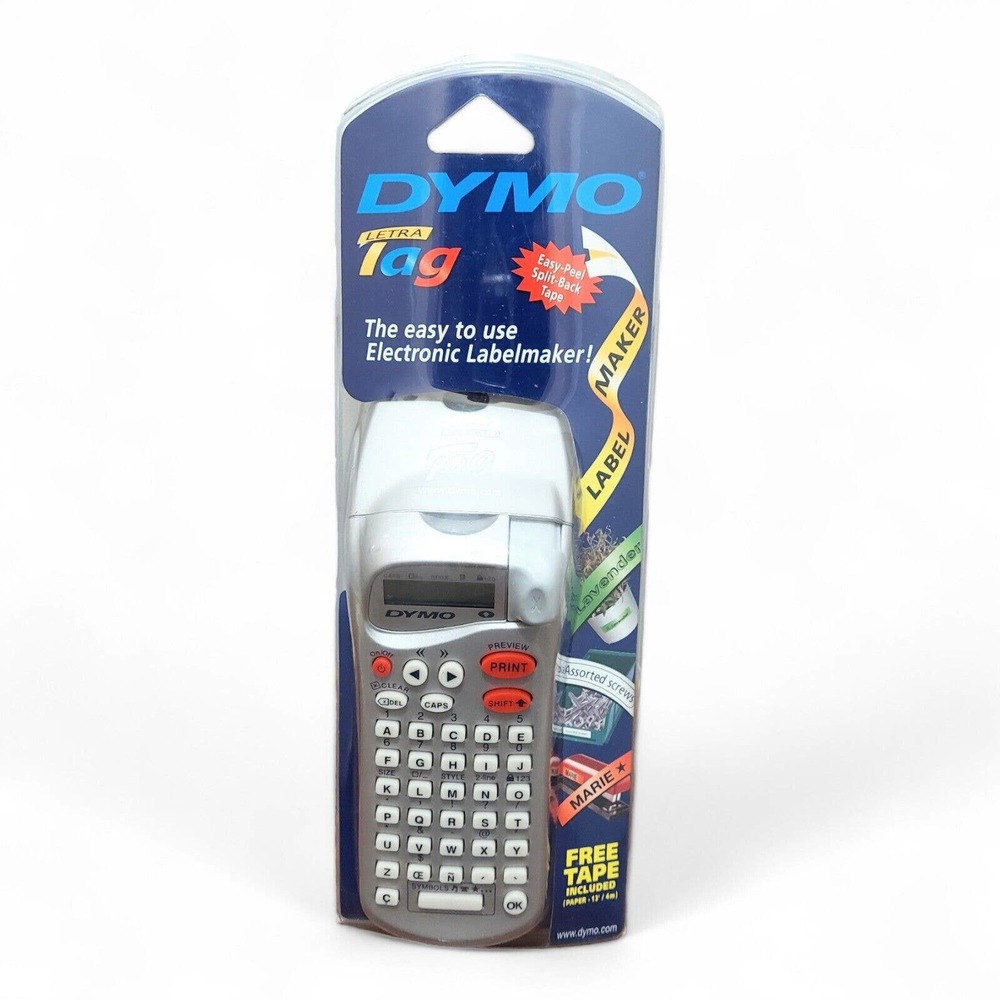 DYMO LetraTag Handheld Portable Electronic Label Maker With Tape NEW